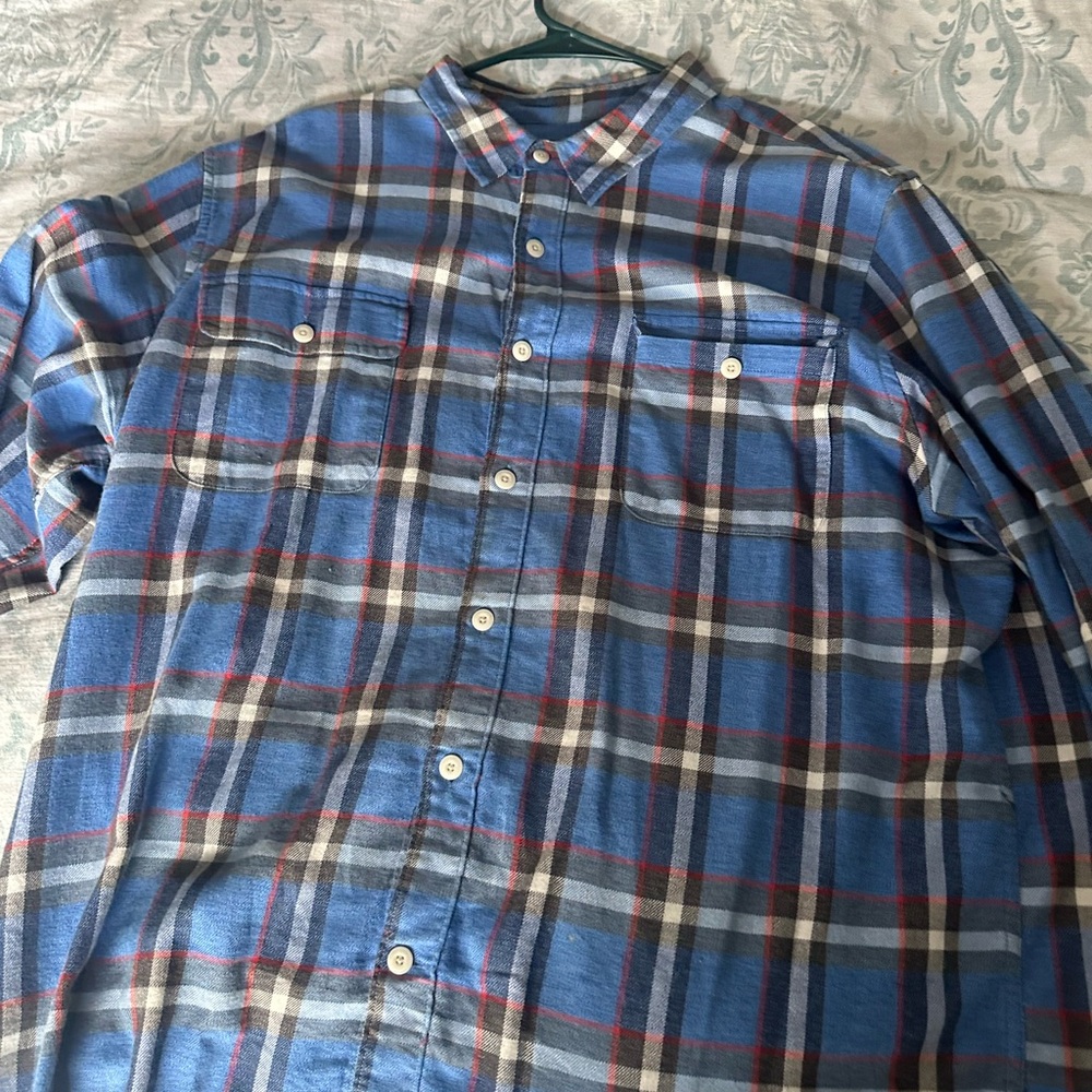 A pair of lucky brand cotton flannels